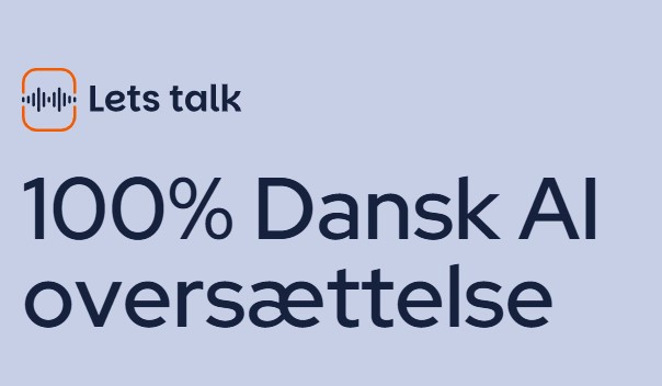 Nyhed: Edora lancerer Let’s Talk – En sikker og dansk AI-tolkeløsning
